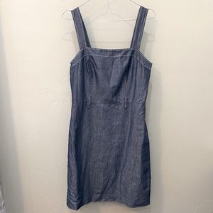 Ann Taylor Loft | Short Sleeveless Denim Dress | Size 4
